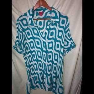 💜 SUNNY LEIGH SHORT SLEEVE BLOUSE -#0152-052019TR